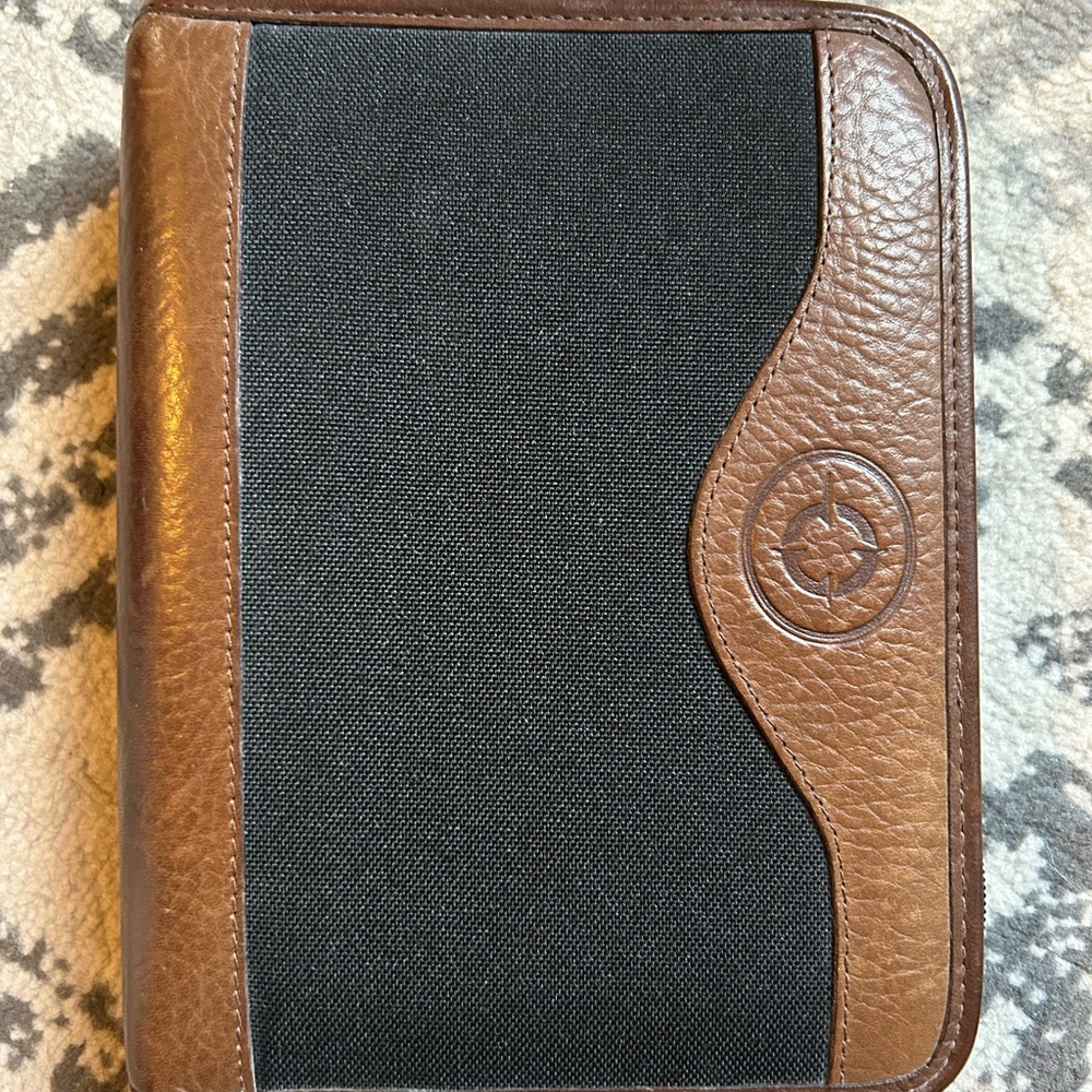 Franklin Covey Black and Brown Planner